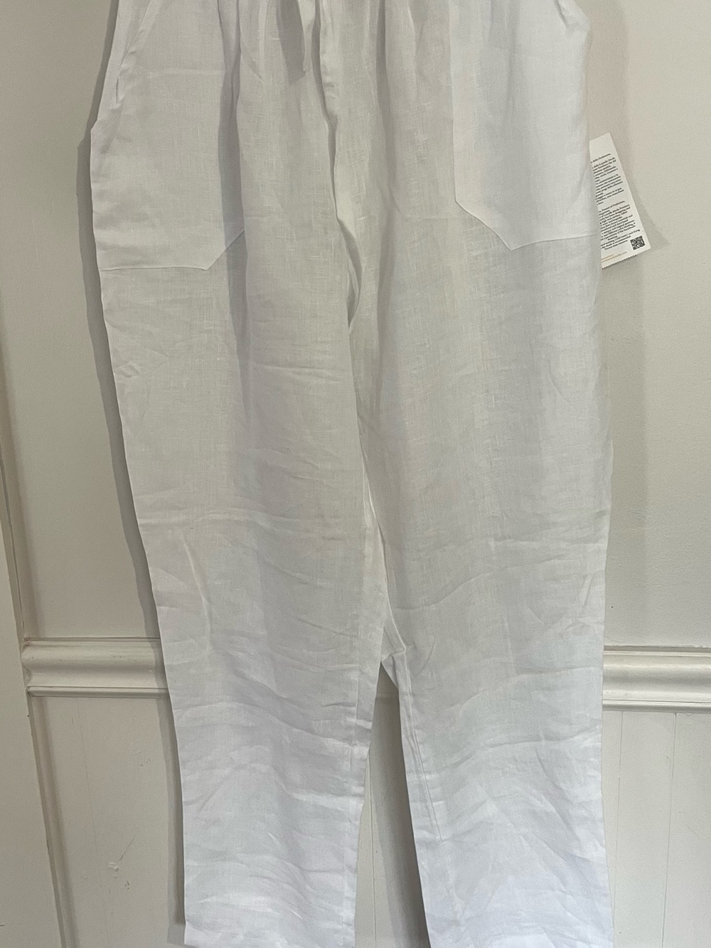 White Linen Pants